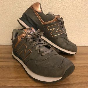 Size 8 - New Balance 574 Precious Metals Womens Shoes
